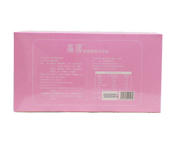 肖太醫(yī)魔腰諾麗果復合飲品 背面