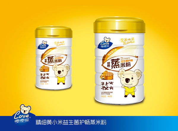 嚶嚶噯精細黃小米蒸米粉-益生菌護暢