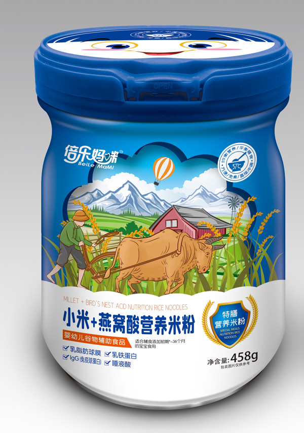 倍樂媽咪小米+燕窩酸特膳營(yíng)養(yǎng)米粉