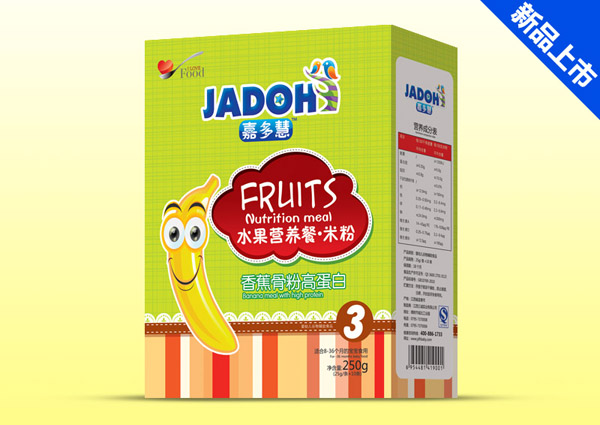 嘉多慧香蕉骨粉高蛋白-水果營養(yǎng)餐米粉(盒)