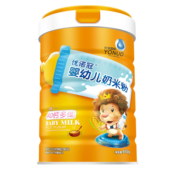 優(yōu)諾冠嬰幼兒奶米粉 AD鈣多維 聽(tīng)裝