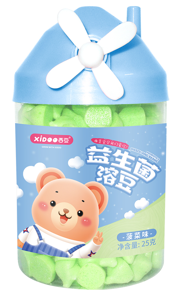 西豆 益生菌溶豆 菠菜味.jpg 西豆 益生菌溶豆 菠菜味.jpg