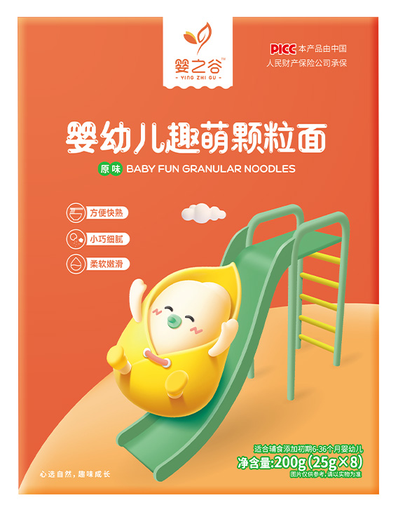 嬰之谷嬰幼兒趣萌顆粒面-原味