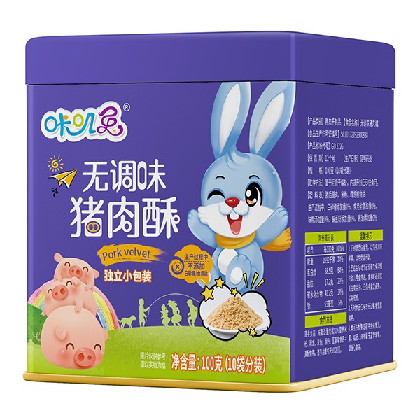 咔嘰兔無(wú)調(diào)味豬肉酥