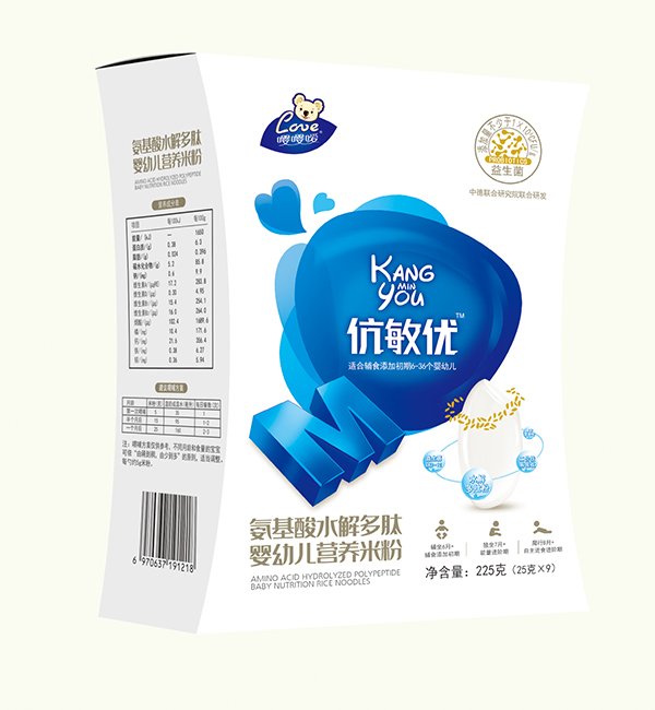 嚶嚶噯伉敏優(yōu)氨基酸水解多肽營養(yǎng)米粉 盒裝