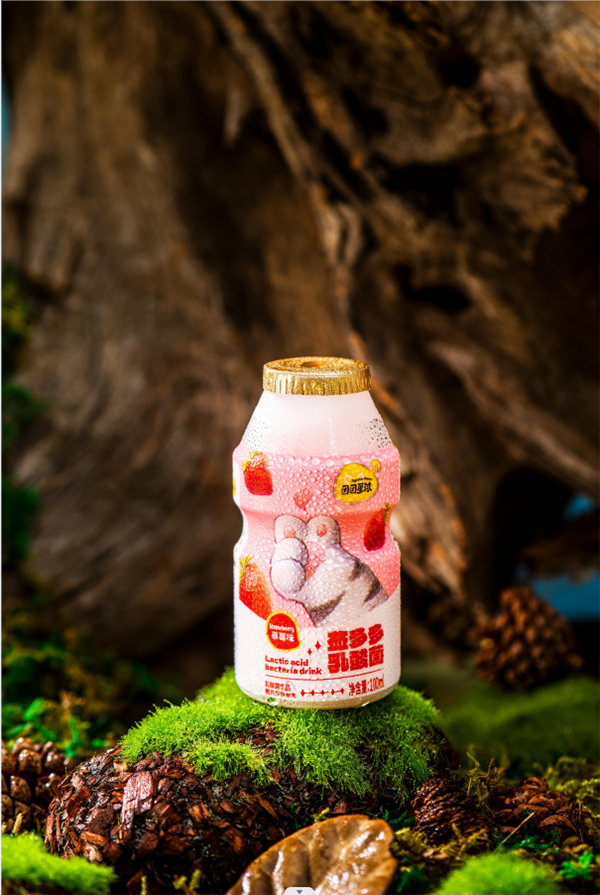 團(tuán)團(tuán)星球益多多乳酸菌飲品-草莓味100ml