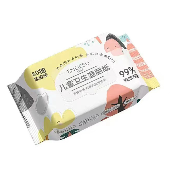 恩格蘇兒童衛(wèi)生濕廁紙80抽