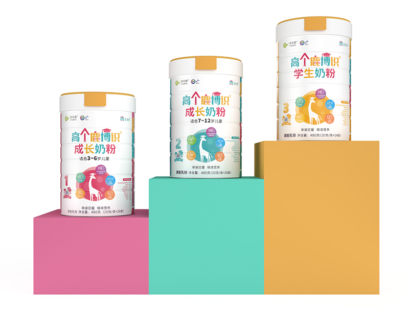 中北態(tài)高個(gè)鹿博識奶粉系列01