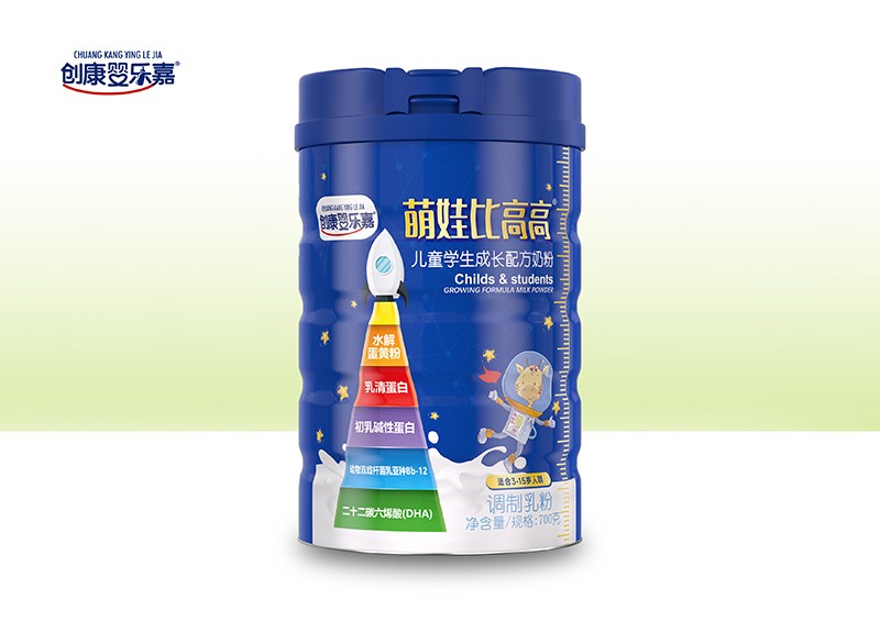 創(chuàng)康嬰樂嘉萌娃比高高兒童學(xué)生成長(zhǎng)配方奶粉