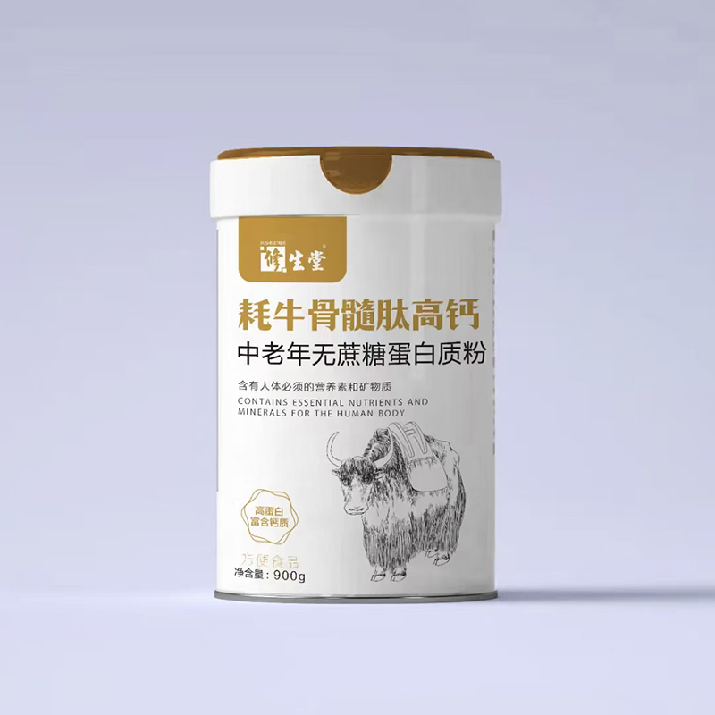 修生堂牦牛骨髓肽高鈣中老年無蔗糖蛋白質(zhì)粉