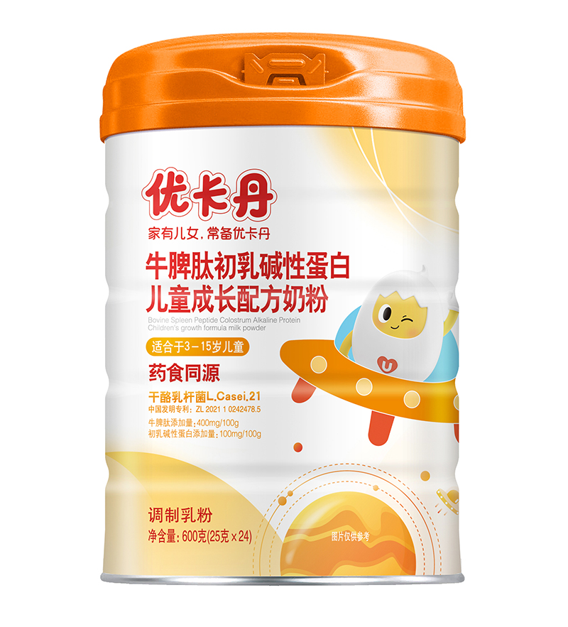 優(yōu)卡丹牛脾肽初乳堿性蛋白兒童成長配方奶粉01.jpg 優(yōu)卡丹牛脾肽初乳堿性蛋白兒童成長配方奶粉01.jpg
