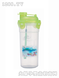 大不同淺綠色兒童水杯