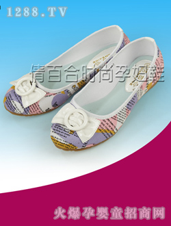 倩百合蝴蝶結時尚yunf鞋