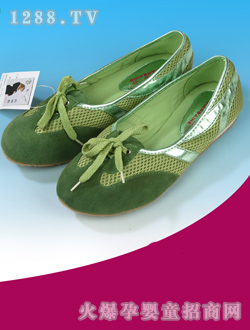 倩百合綠色yunf運動鞋