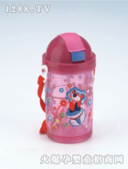 信嘉粉紅色兒童水杯