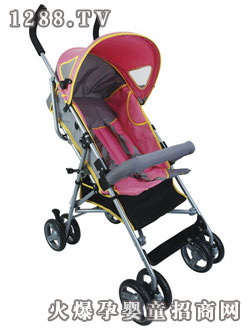 信誠粉紅兒童推車