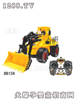 小旋風(fēng)無線遙控挖土工程車bb159
