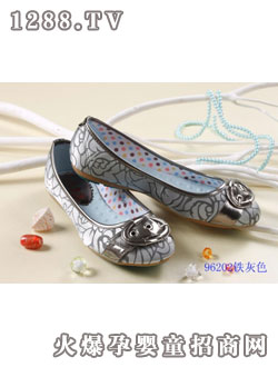 倩百合yunf鞋灰色96202