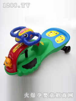 小寶小貝8字動物手把扭扭車