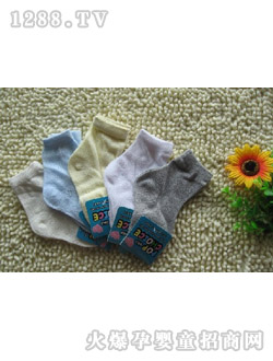 哆啦小貝鏤空透氣棉襪