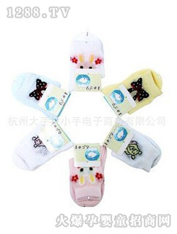 哆啦小貝透氣漏空襪