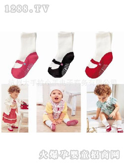 哆啦小貝舞鞋款襪