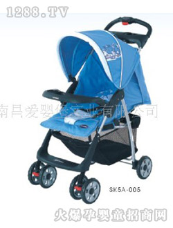 愛嬰寶嬰童單手開合推車