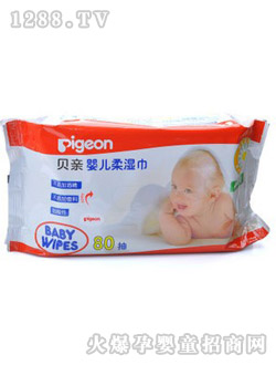 貝親yinge柔濕巾80片裝