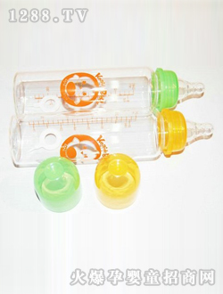 小雞卡迪KD1034晶鉆玻璃奶瓶