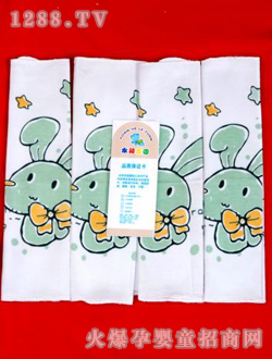 永和樂(lè)園純棉卡通口水巾