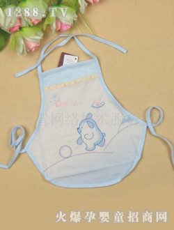 多比兔藍色yinge肚兜