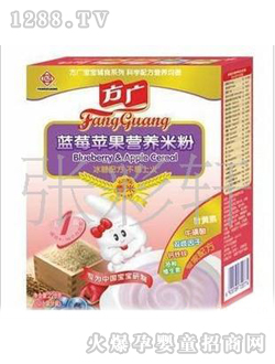 方廣藍莓蘋果營養(yǎng)米粉228g