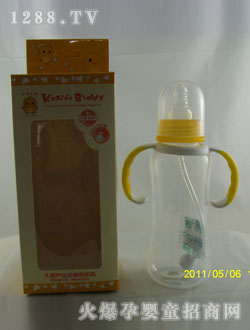 PP標(biāo)口大葫蘆握把自動奶瓶300ML