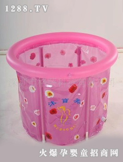 艾樂(lè)貝粉色花朵yinge泳池