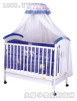 愛嬰寶木床MC150藍(lán)