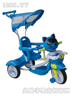 乖乖牛三輪車咪咪貓藍色
