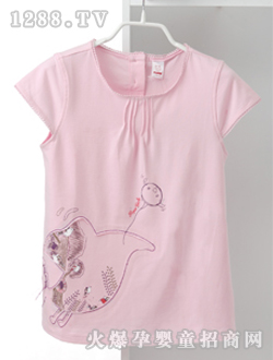 小豬班納短袖針織衫