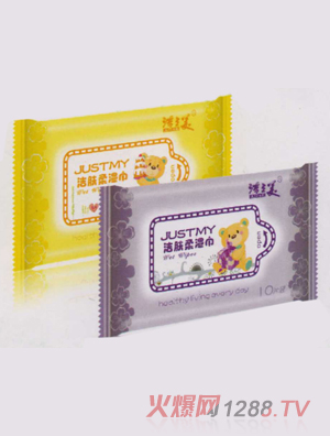 潔之美yinge啟封裝濕巾10P
