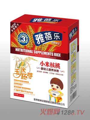 雅蓓樂小米核桃yingye營(yíng)養(yǎng)配方米粉