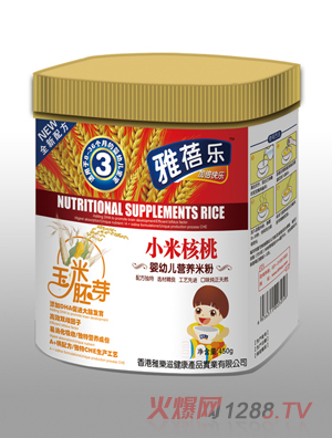 雅蓓樂小米核桃yingye營(yíng)養(yǎng)配方米粉