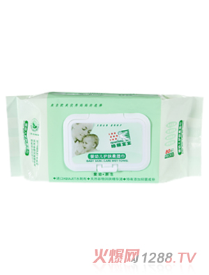 哈佛寶寶愛(ài)幼寶·yingye護(hù)膚柔濕巾80片