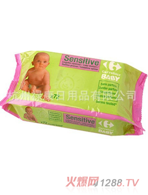 72片袋裝無酒精型yinge濕巾