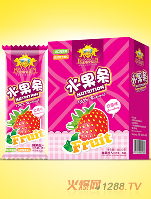金盾愛(ài)嬰草莓味水果條