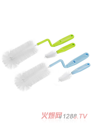 孩兒寶旋轉型尼龍奶瓶刷