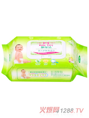 施爾潔yinge護膚柔濕巾80抽裝