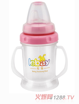 樂(lè)蓓嬰幼兒學(xué)飲杯6912紅色