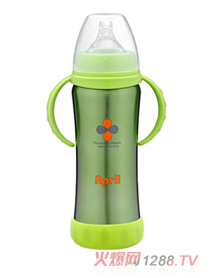 愛普麗不銹鋼保溫奶瓶210ml（綠）