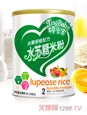 婷寶寶水果多維水蘇糖米粉