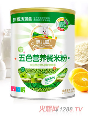 博兒聰清潤(rùn)系列五色營養(yǎng)餐米粉