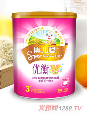 博兒聰小米雞肉蔬菜營(yíng)養(yǎng)米粉